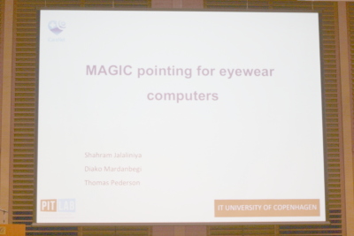 MAGIC Pointing for Eyewear Computers