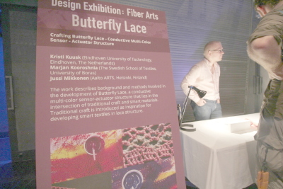 Crafting Butterfly Lace – Conductive Multi-Color Sensor-Actuator Structure 