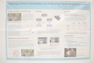 Filtering Visual Information for Reducing Visual Cognitive Load