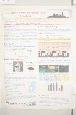 iSee: Obstacle Detection and Feedback System for the Blind 