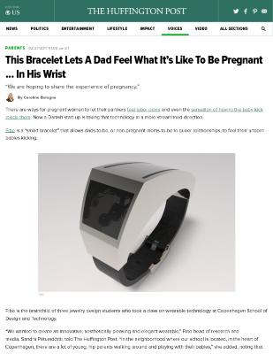 This Bracelet Lets A Dad Feel What It’s Like To Be Pregnant ... In His Wrist