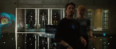 Iron Man 2 - Tony Interacts with Holographic Interfaces