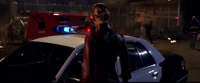 Terminator 3 - The T-X Turns Her Finger Into a Drill to Hack a Police Car