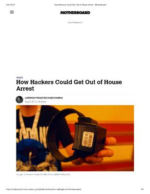 How Hackers Could Get Out of House Arrest