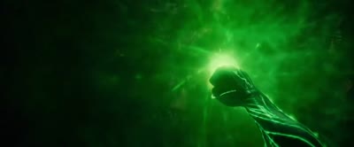Green Lantern - Hal Creates a Personal Forcefield With His Ring