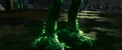 Green Lantern - Hal and the Ring Go Through Combat Training