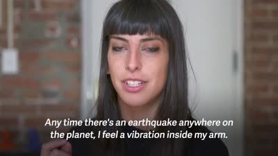 This woman, a self-described cyborg, can sense every earthquake in real time