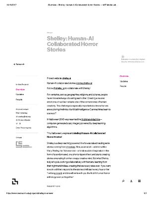 Shelley: Human-AI Collaborated Horror Stories