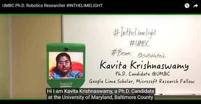 UMBC Ph.D. Robotics Researcher #INTHELIMELIGHT