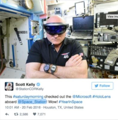 HOLOLENS: ASTRONAUTS USE AR/VR FOR WORK &amp; PLAY