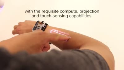 LumiWatch: On-Arm Projected Graphics and Touch Input