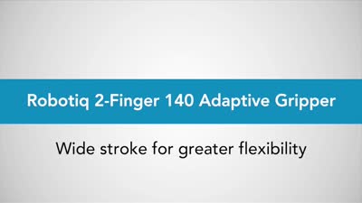 Robotiq 2-Finger 140 Adaptive Gripper - Wide stroke and Advanced control features