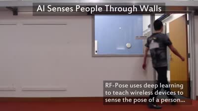 AI Senses People Through Walls