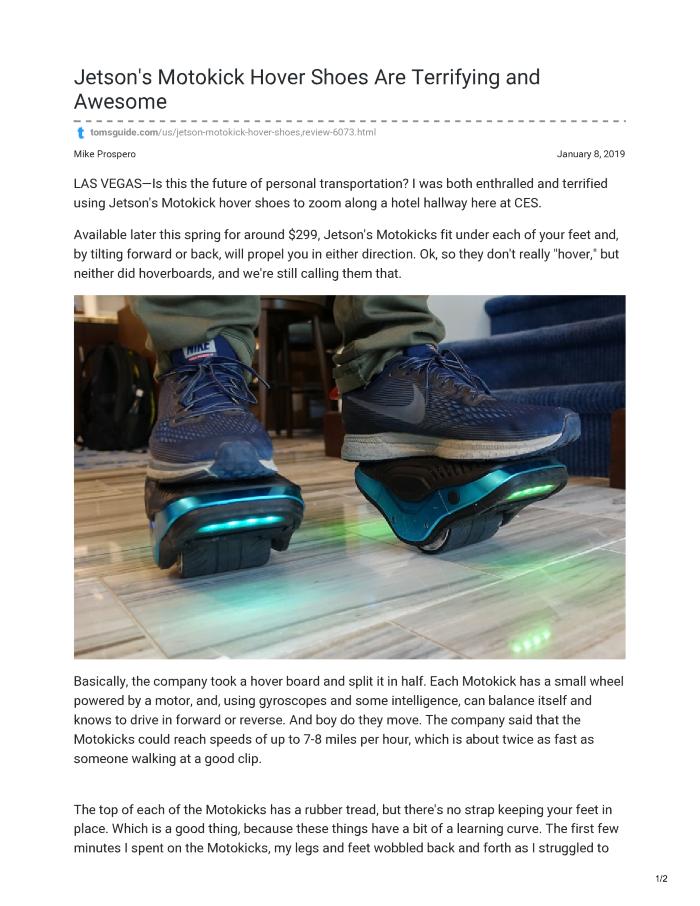 jetson hover shoes