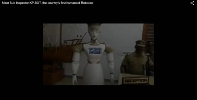 Meet Sub Inspector KP-BOT, the country’s first humanoid RoboCop