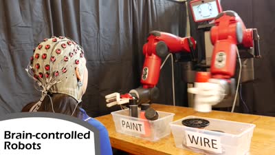Brain-controlled robots