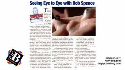 Seeing Eye to Eye with Rob Spence Part 2