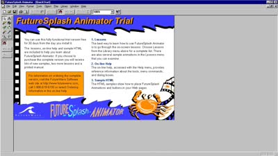 FutureSplash Animator in 1996