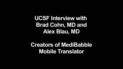 UCSF Med Students Invent Mobile Medical Translation App (MediBabble)