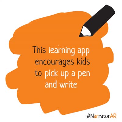 Narrator AR - Kids handwriting app