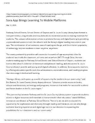 Sora App Brings Learning To Mobile Platforms