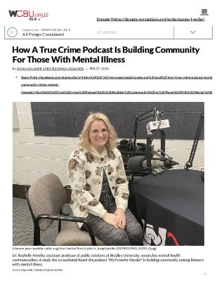 How A True Crime Podcast Is Building Community For Those With Mental Illness