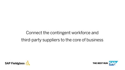 SAP Fieldglass Contingent Workforce Management