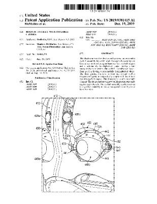 Robotic eyeball with integral camera (Patent US20190381415A1)
