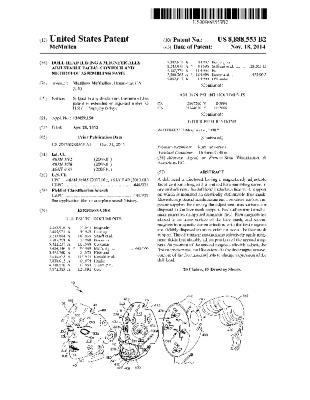 Doll head having a magnetically adjustable facial contour and method of assembling same (Patent US8888553B2)