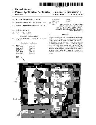 Robotic entertainment booth (Patent US20200310367A1)
