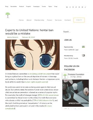 Experts to United Nations: hentai ban would be a mistake