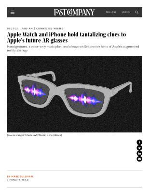 Apple Watch and iPhone hold tantalizing clues to Apple’s future AR glasses