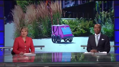 New delivery robots are now roaming Toronto streets to deliver food